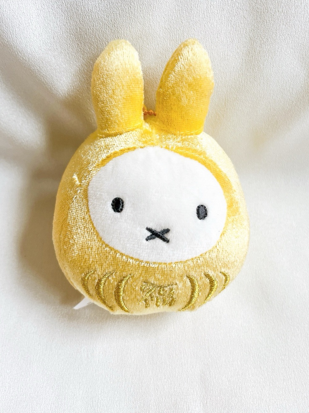 Miffy Lucky Daruma Gold Plush Mascot Keychain 2023 year of rabbit